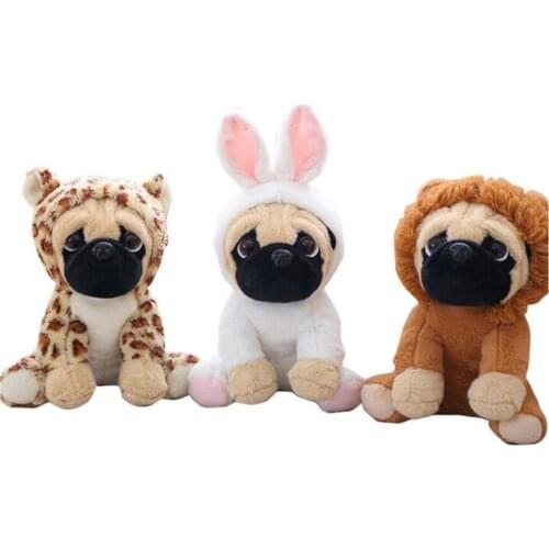 Children plush toys Colorful shar pei dog kids baby Christmas birthday gift stuffed toy dog