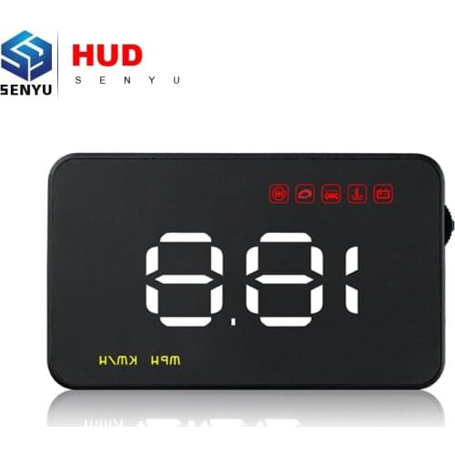 Head Up Display A1000 3.5 inch for Speed Warning OBDII 16 Pin Diagnostic Head Up Display Free Shipping