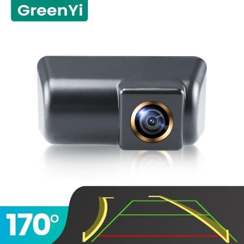 GreenYi Trajectory 170° AHD Car Rear View Camera for Ford Transit Connect Night Vision Reverse Reversing 4 pin Vehicle Parking