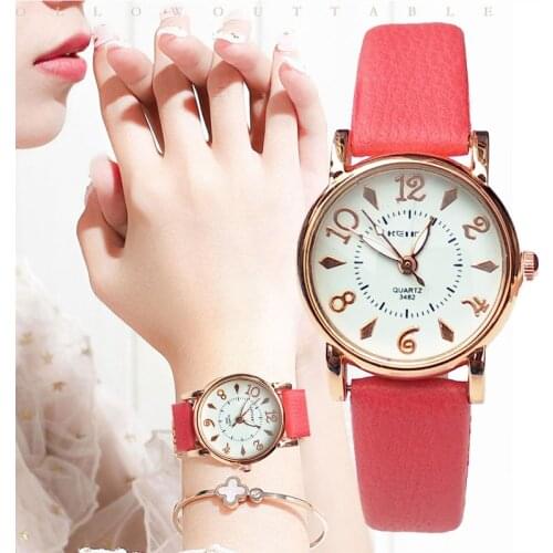 Hot Sell Newest Luxury Top Brand KEIIDY Watch Womens Watches Leather Quartz Dress Ladies Watch Waterproof Clock relogio feminino