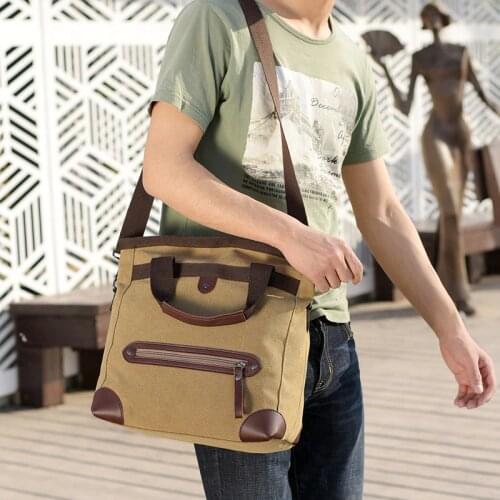 Canvas Multifunction Man Travel Folded HandBag Rucksack Casual Women Single Shoulder Bags Male Leisure Crossbody Bag 2019 XA199K