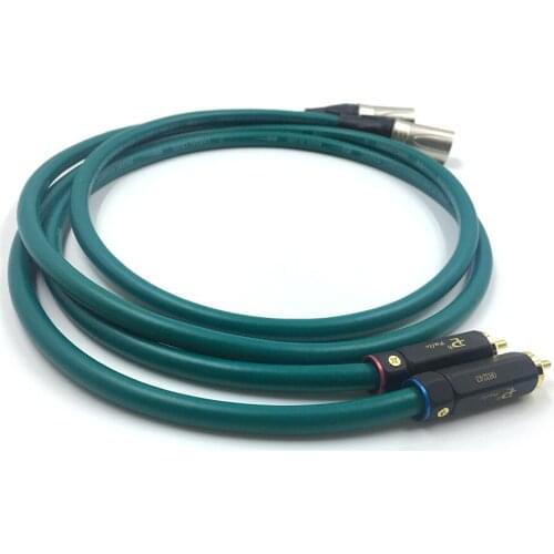 Hifi XLR Male to RCA Male Cable XLR Male to Dual RCA Male Plug Audio Signal Patch Cable Connector Adapter For Amplifier Speaker