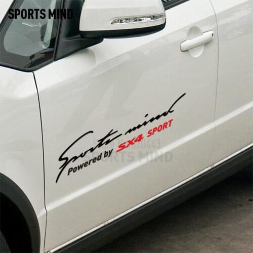 2 Pieces Sports Mind Car Covers Automobiles Car Sticker Decal For Suzuki Sx4 Accessories Car Styling Exterior Accessories