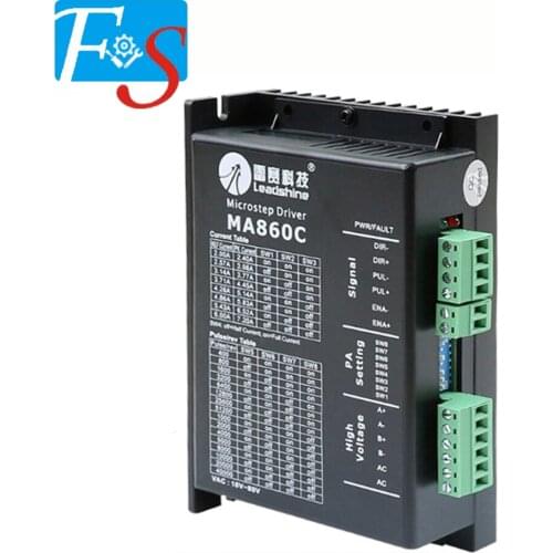 Leadshine MA860C-24 2-phase nema34 stepper motor driver input 24V pulse signal 18-80VAC 7.2A For Cnc laser engraving machine