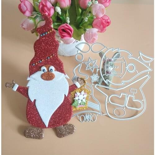 New Christmas Santa Claus metal cutting mold, used for DIY scrapbooks, cards, photo album decorations, handmade crafts