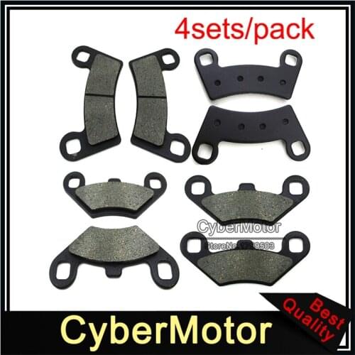 Front & Rear Brake Pads For Polaris RZR 800 EPS S 570 ATV Quad 4 Wheeler