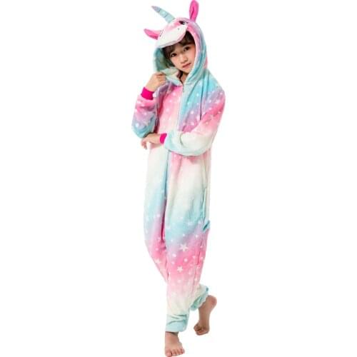 Pajamas Unicorn Kids Animal Children Pajamas Boys Girls Baby Cute Pyjamas Onesies Winter Long Sleeve Sleepwear Pijama Homewear