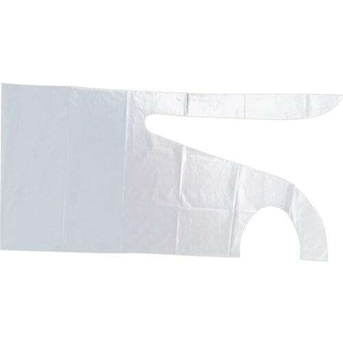Flat Pack and Roll of Disposable Plastic Aprons High Density Polythene Plastic apron Home Kitchen Thicken Aprons