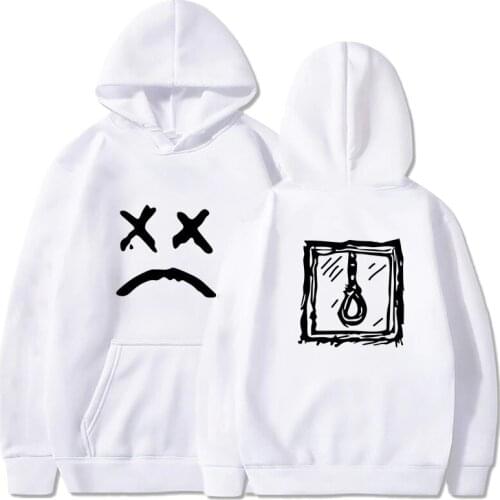 Rapper Lil Peep Hoodies Men Women Fashion Solid Color Print Streetwear Oversized Hip Hop Sweatshirts Hoodie Tops Unisex Clothing