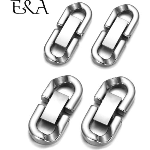 2pieces Stainless Steel Clasps for Chain Bracelet and Necklace Buckle Jewelry Making Accessories