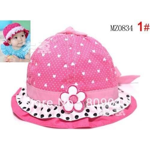 Winter warm knitted hats for boy/girl/kits hats infants caps beanine for chilldren Ear protection-Printing small lov MZ0834-5pcs