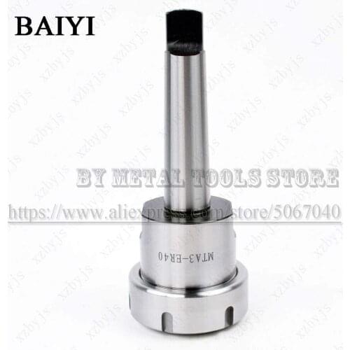 1pc MTA3-ER40 Chuck Bracket Morse Taper Shank MT3 for ER40 Milling Chuck Chuck Racket