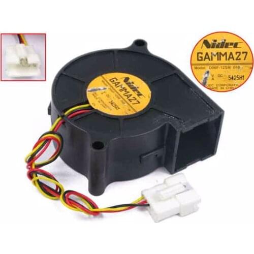 Nidec D06F-12SM DC 12V 0.1A 58x58x25mm 3-Wire Server Cooling Fan