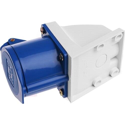 32 Amp 3pin Industrial Socket 220V-250Volt Weatherproof IP44 Waterproof 2P+E 32A
