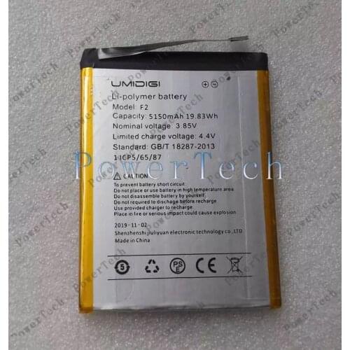 UMI Umidigi F2 phone battery 5150mah 3.85V for UMI Umidigi F2 phone