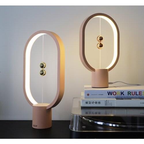 Balance Lamp Mini Smart Magnetic Switch Usb Charging Nightlight Suspension Led Bedroom Bed Atmosphere Lamp