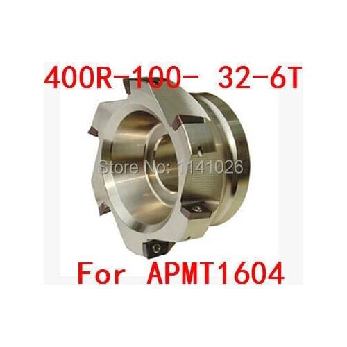 Free Shopping BAP 400R 100-32-6T 90 Degree Right Angle Shoulder Face Mill Head,CNC Milling Cutter, For APMT1604