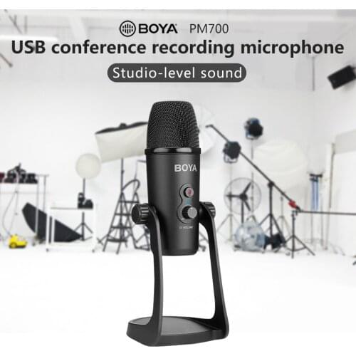 BOYA BY-PM700 Professional Condenser Sound Podcast Studio Microphone For PC Laptop Skype MSN karaoke Music Microfon Conferencing