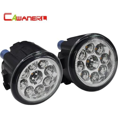 Cawanerl H8 H11 Car LED Light Fog Light Daytime Running Light White Blue Orange 12V DC For Infiniti EX37 QX50 FX37 QX70 Q60 Q70