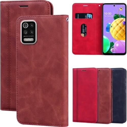 Phone Case For LG K52 K62 Q52 Plus Cover Luxury PU Flip Leather Case LG Q52 K 52 62 чехол Protector Shell Wallet Funda Capa Bag