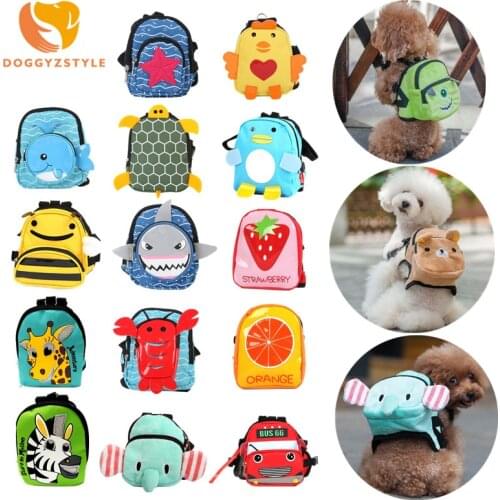 DOGGYZSTYLE Cartoon Carrier Bag Pet Dog Backpack Puppy Pets Cat School Bag Multifunction Outdoor For Small Dogs Teddy Backpack