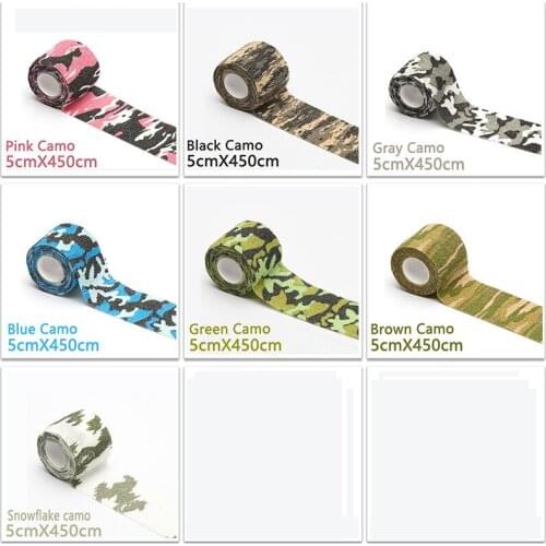 Elastic Self-adhesive Bandage Camouflage Muscle Trelief the pain Medical Glue Gym Spandex Sport Athletic Fitness Sports Safety