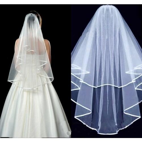 Bride Veil Party Accessories White Gold With Comb Wedding Night to Be