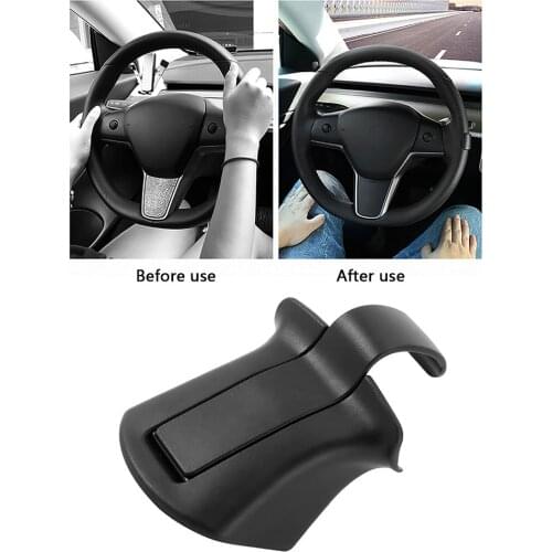 FSD Automatic Assisted Driving Accessories Artifact Car Steering Wheel Counterweight AP Booster for Tesla Model 3 / Y 2016-2021