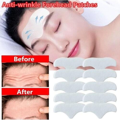 Forehead Line Removal Gel Patch Anti-wrinkle Firming Mask Frown Lines Treatment Stickers Anti-aging Moisturizng Face Skin Care