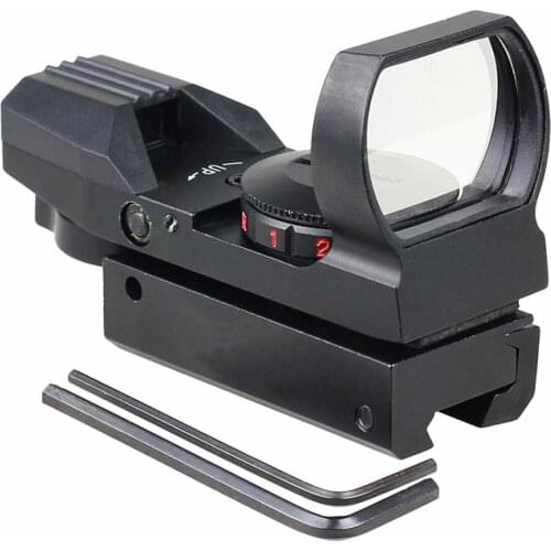 Holographic Red Green Dot Projected Reflex 4 Reticle Sight Scope w/ Mount (11mm)