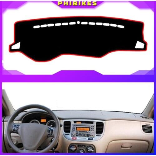 For Kia Rio Rio5 2006 2007 2008 2009 2010 2011 Dashboard Cover Pad Mat Sun Shade Instrument Cover Carpet Car Styling Accessories