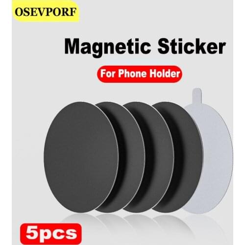 Metal Plate Disk Iron Sheet Magnetic Suction Stickers Mobile Phone Holder For Magsafe Car Phone Stand Bracket Magnet Mount Patch