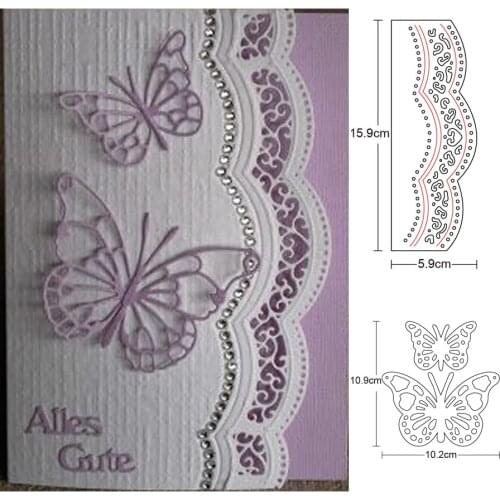 Butterfly frame Metal Die Cut Stencils for DIY Scrapbooking Album Decor Embossing Hand-on Paper Cards Craft Cutting Dies