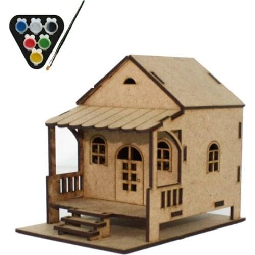 Master Kids Highland Home Model Making and Painting Set paintable decorative objects декоративные предметы под роспись