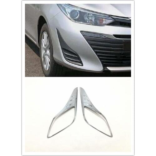 New Chrome Front Fog Light Cover For Toyota Vios Vios FS 2017 2018 2019 2020