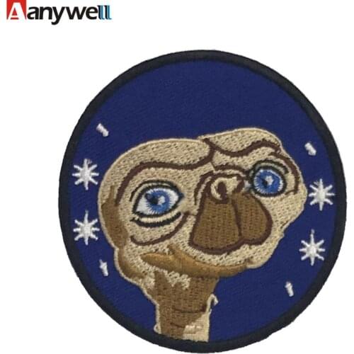 New product the Extra-Terrestrial Patch Sew Iron on Embroidered Logo Badge Symbol Clothes patch