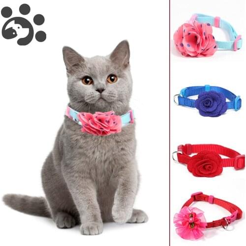 Pet Dog Collar for Cat Small Dog Puppy Collars Breakaway Adjustable Nylon Collars Pet Products Pug Yorkshire Chihuahua