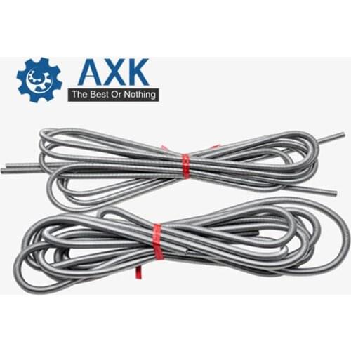 2PCS 0.5*3/4/5/6/8*1000mm Stainless Steel Tension Spring Extension Spring Wire Diameter 0.5 Out Diameter 3 4 5 6 8 Length 1000mm