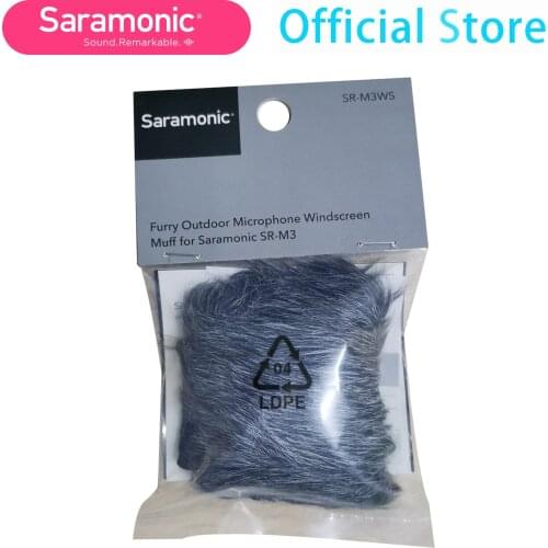 Saramonic M3-WS Furry Outdoor Microphone Windscreen Muff for SR-M3 SR-M500