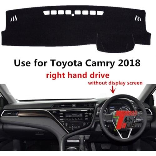TAIJS Factory Sport Good Quality Polyester Fibre Car Dashboard Cover For TOYOTA Camry 2018 Right hand drive