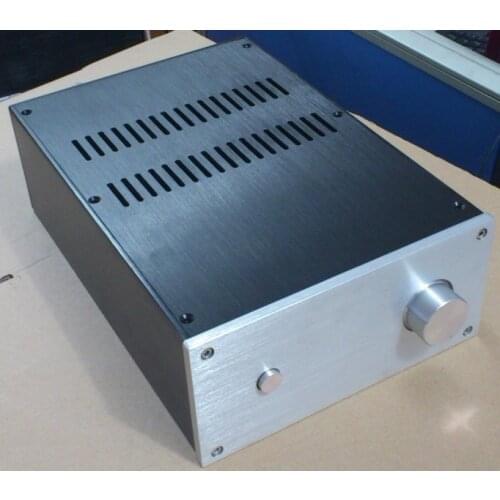 JC2210B All Aluminum Chassis Power Amplifier Housing Preamplifier Case DIY Box Amp Enclosure 220MM*100MM*311MM