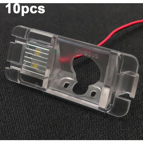 YIFOUM 10pcs Car Rear View Camera Bracket License Plate Light Housing Mount For Ford Mondeo Fiesta Focus Hatchback Kuga Escape
