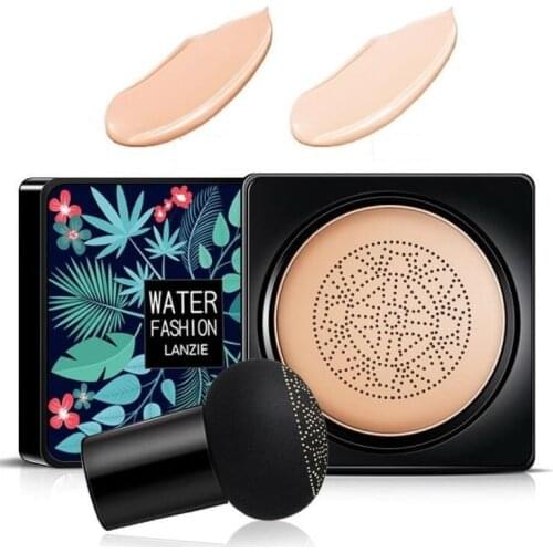 BB Air Foundation Mushroom Head CC Cream Concealer Moisturizing Whitening Makeup Cosmetic Waterproof Brighten Face Base Tone