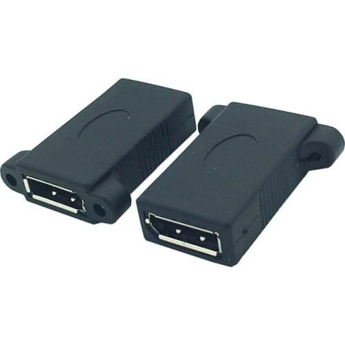 DisplayPort Female Socket Panel Mount to Female Extension Cable DP Female to Female Adapter