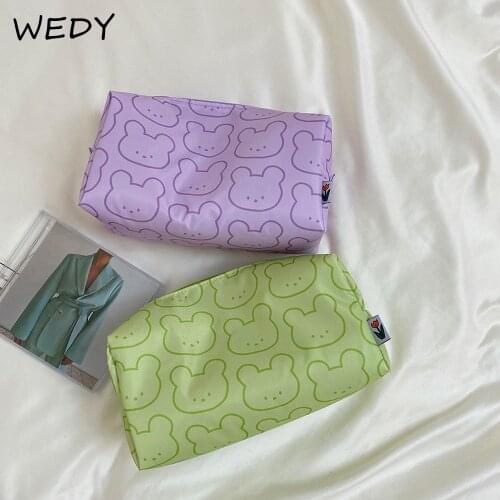 Women Cosmetic Bag Waterproof Nylon Travel Toiletry Bag Necesserie Organizer Makeup Bags Female Cute Cosmetic Pouch Beauty Case