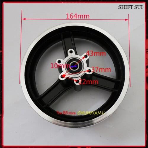Good Quality 10 Inch Electric Scooter Wheel Hub 10 Inch Aluminum Alloy Wheel Rims 10x2 10x2.125 10x2.50 10x2.25 Tires Rims