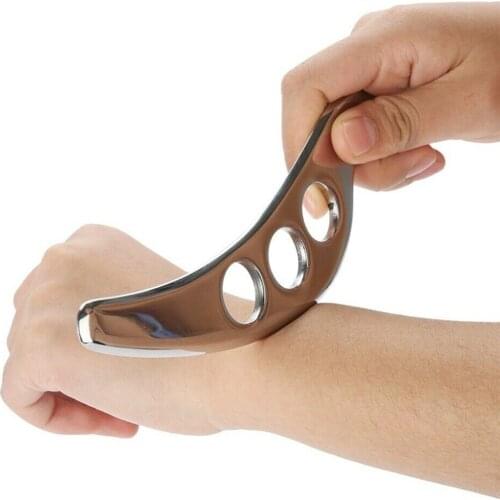 JYTOP Gua Sha Massage Tool Stainless Steel Manual Scraping Massager Skin Care Tool for Relieve Muscle Fatigue, Detox and Beauty