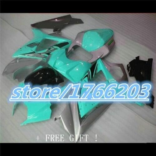 Injection fairing kit for SUZUKI GSXR1000 body kits GSXR 1000 2007-2008 GSXR1000 07-08 green gray Black Fairing Bodywork