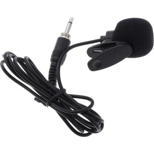 1/8" (3.5mm) Lavalier Microphone Cardioid Condenser Lapel Tie Clip For PC DV