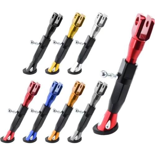 FYSD Motorcycle Parts Kickstands Motorcycle Support Modified Tripod Foot Bracket CNC Aluminum Alloy Side Stands